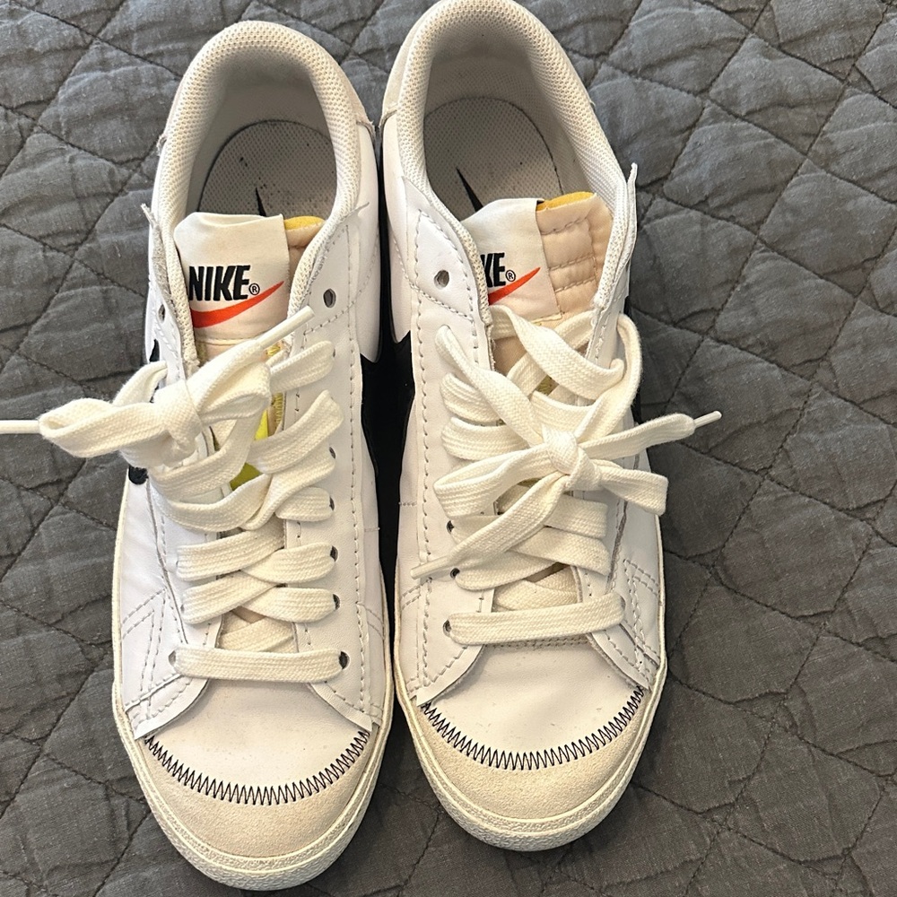 Nike Classic White Lace-Up Sneakers